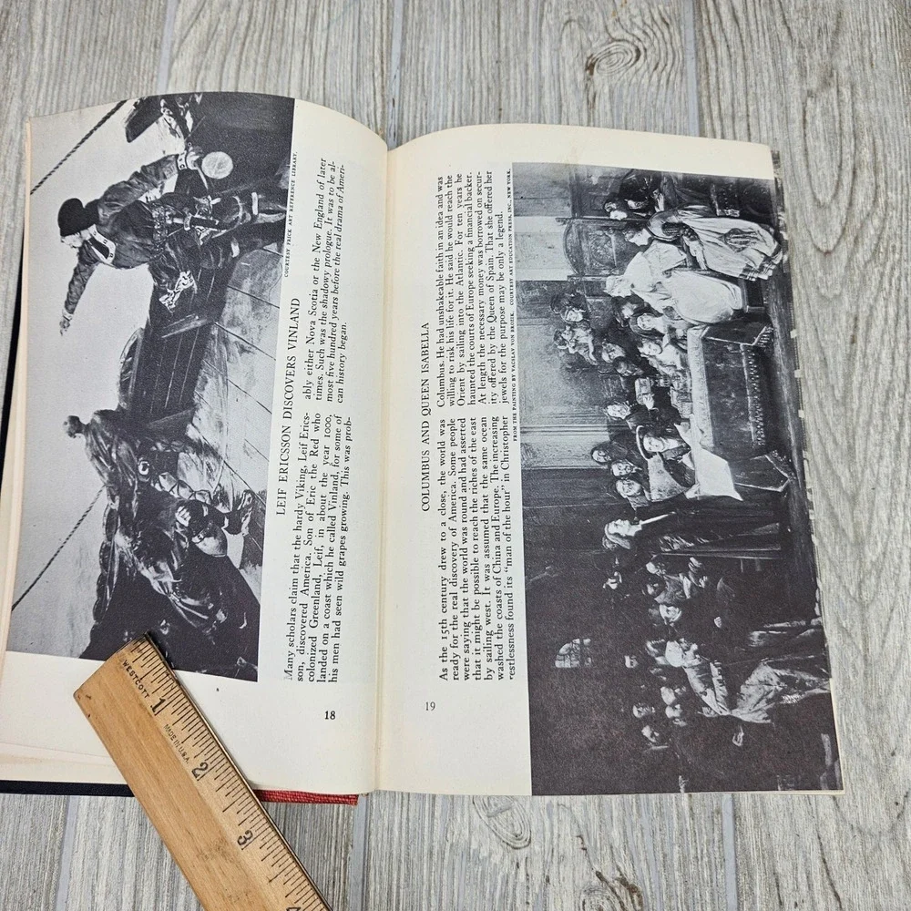 The Story of America in Pictures Alan C Collins 1953 Doubleday Revised Edition
